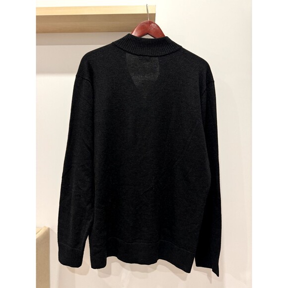 SmartWool Mens Sparwood Half Zip Sweater Size XL Gray Wool Academia Grandpa - Picture 2 of 7